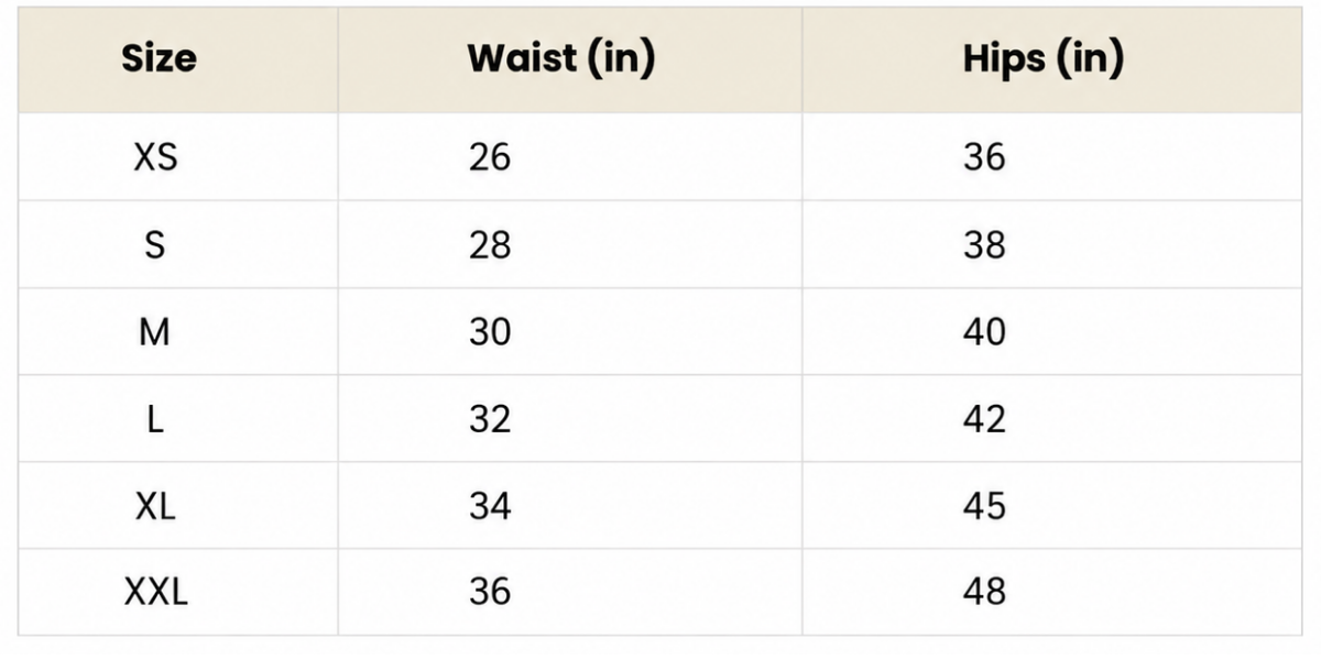 Body Measurement for Bottoms