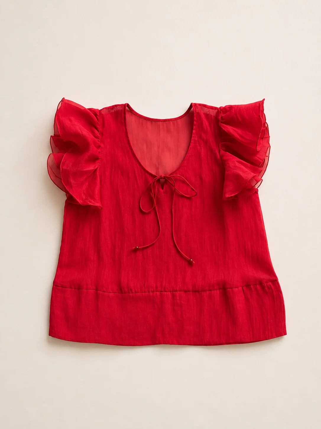 THE BIBIDI BLUE CHANDERI TRIO SET