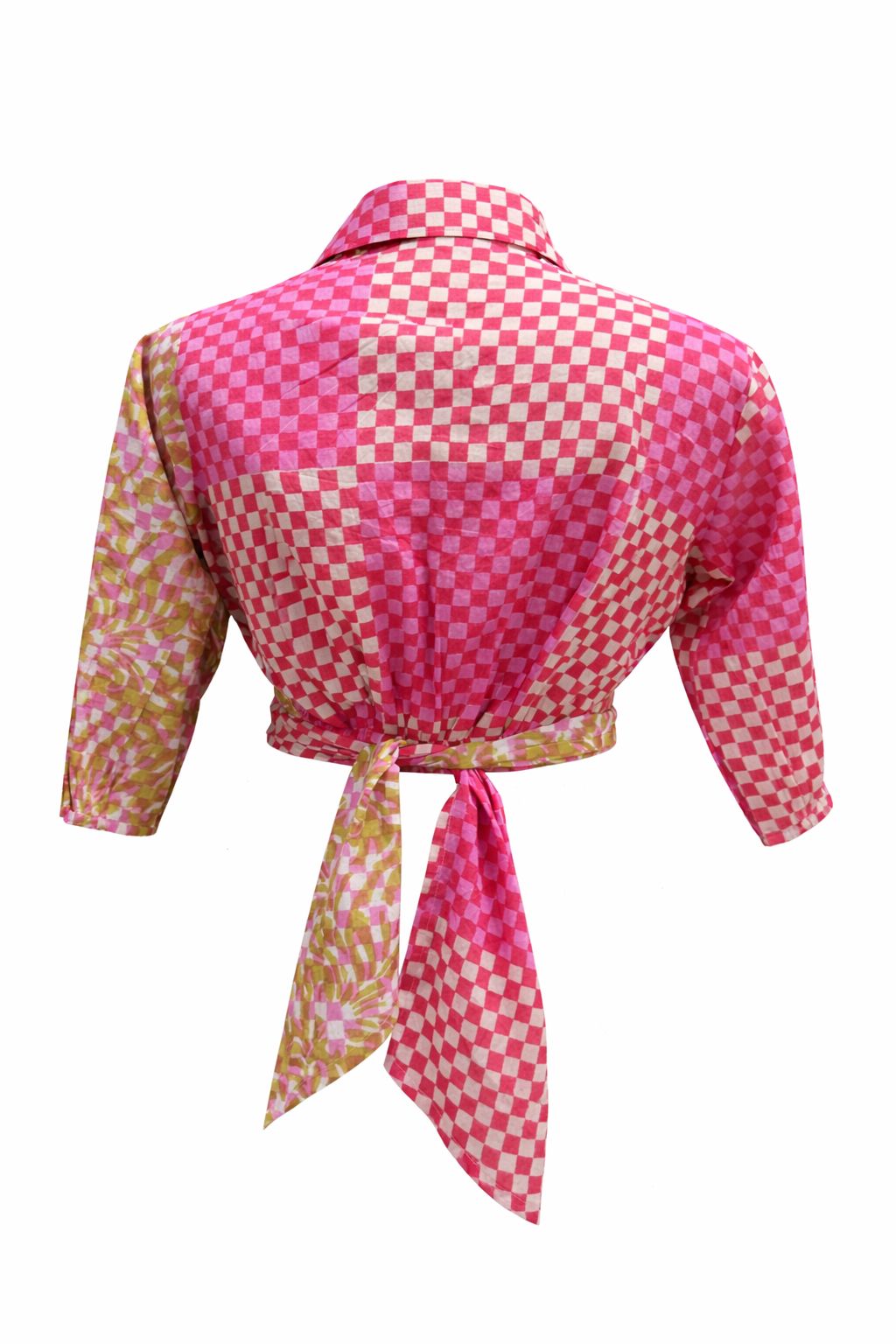 poppy- Florally Wrap shirt